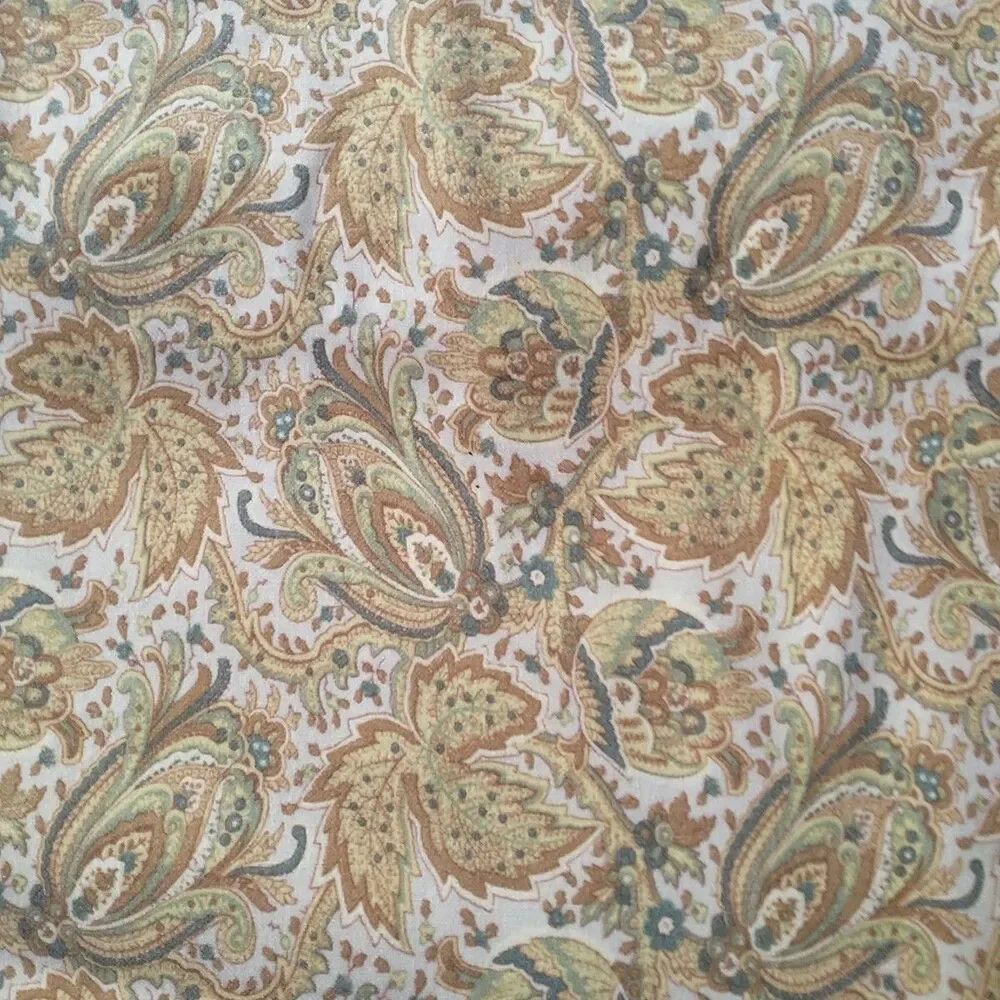 Pottery Barn Table Runner Dresser Scarf Beige Tan Floral Velour Velvet Cotton